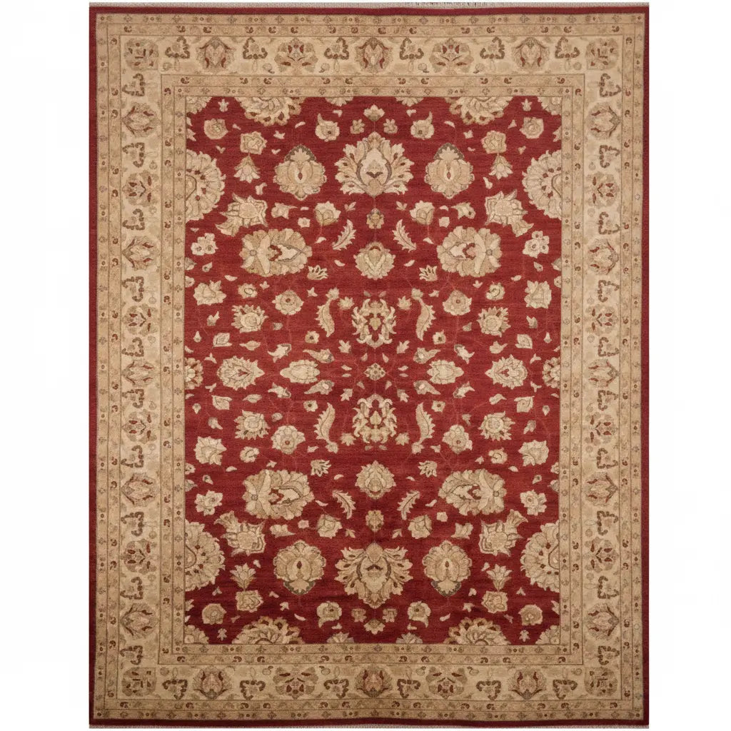 One Of The Kind Afghani Hand-Knotted Rug 17'5" x 12' zandirugs